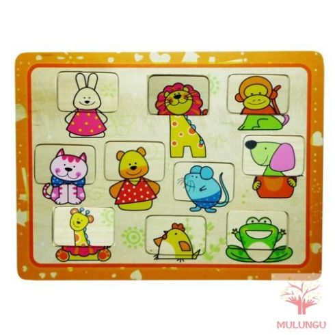 Arckereső puzzle - nyuszis