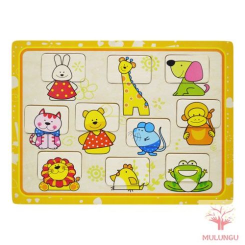 Arckereső puzzle - nyuszis