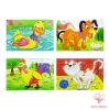 4 kirakó 1-ben / puzzle, kacsás 4 kirakó 1-ben / puzzle, kacsás