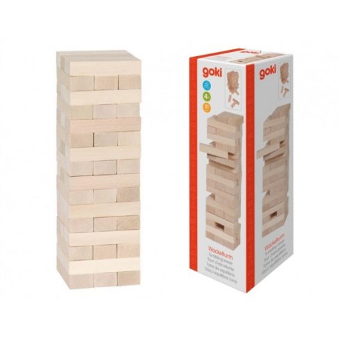 Leboruló torony (Jenga) - GKHS530 - natúr