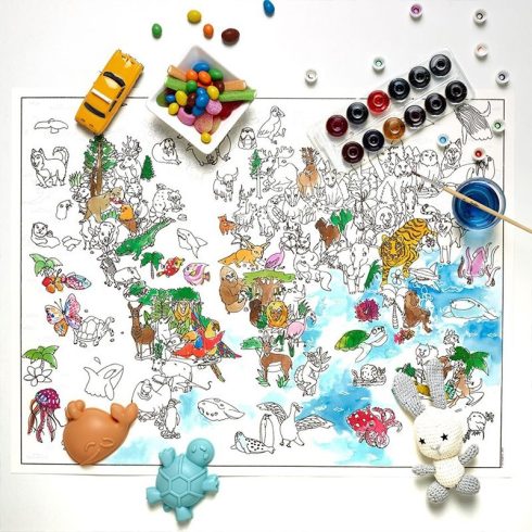 Aquarellum óriás képkészítő - a Föld állatai - SA6800